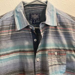 Company 81 Men’s Faded Striped Surf Shirt SMALL